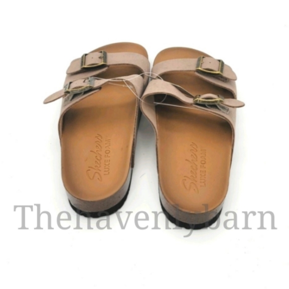 Skechers Ladies Two Strap Sandal Birkenstock like NIB - Picture 3 of 6